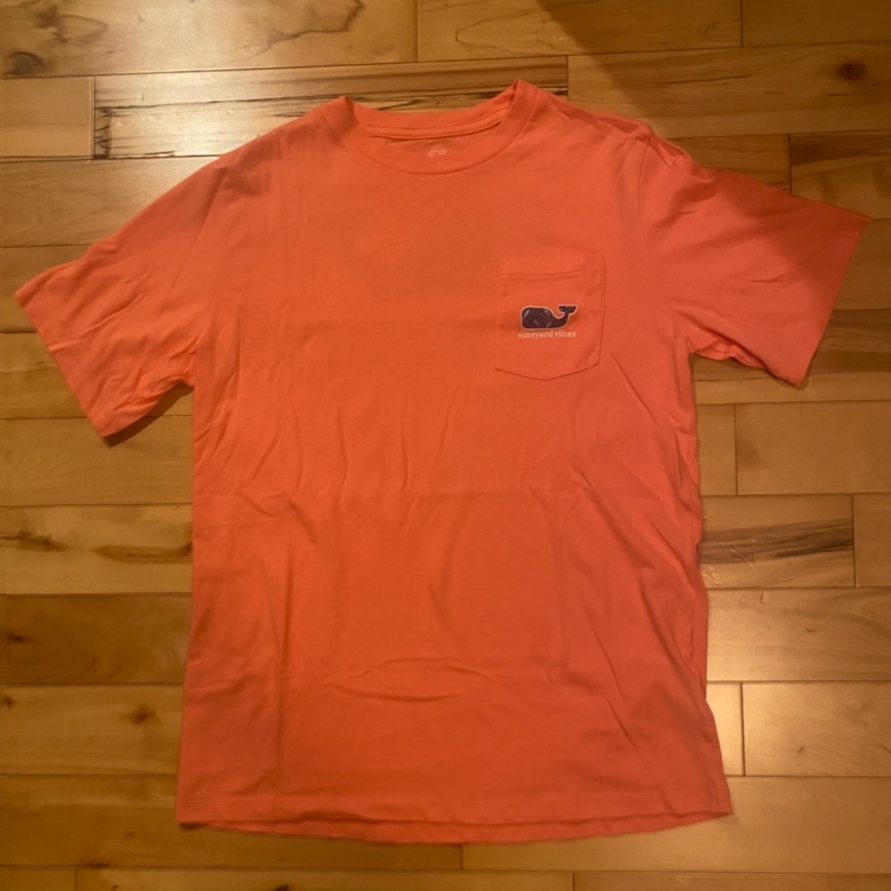Vineyard Vines Men's Vibrant Orange Tee